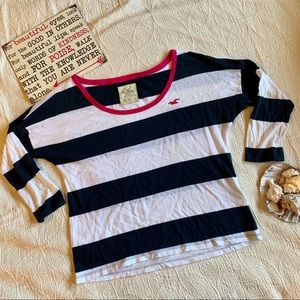 Hollister Striped Dolman Style Shirt